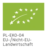 EU-Bio-Siegel für femaltiker bio: PL-EKO-04, EU-/Nicht-EU-Landwirtschaft